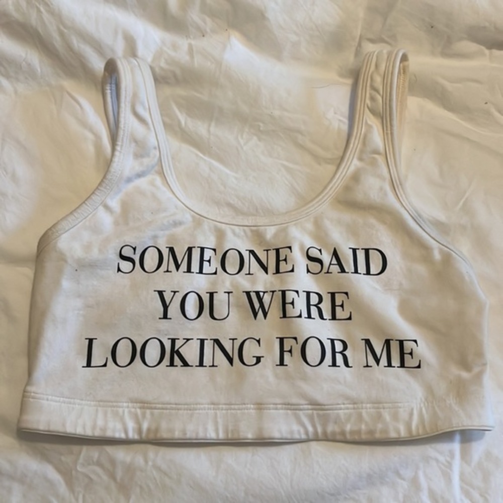 VICTORIA’S SECRET PINK COTTON BRALETTE TOP